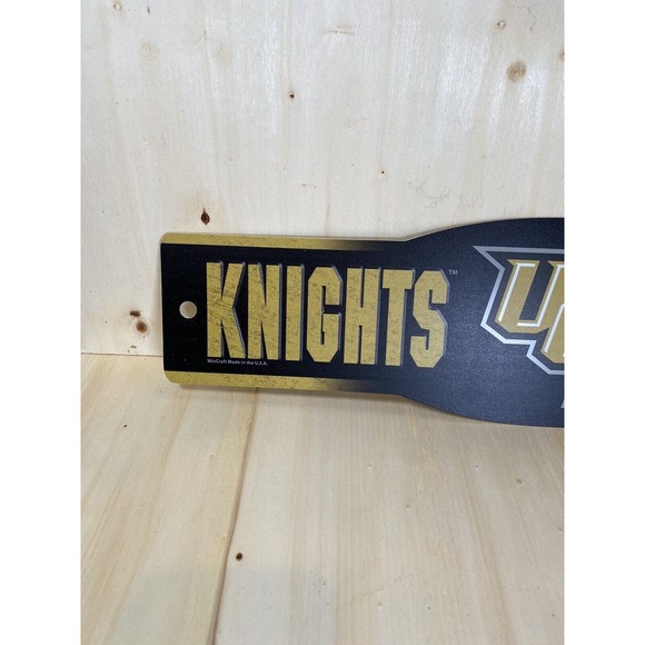 UCF University of Central Florida Knights 4.5" x‎ 17" Plastic Street Sign NCAA - Picture 3 of 5